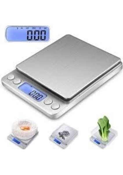 Dijital Hassas Tartı-Mutfak Terazisi 500GR/01GR