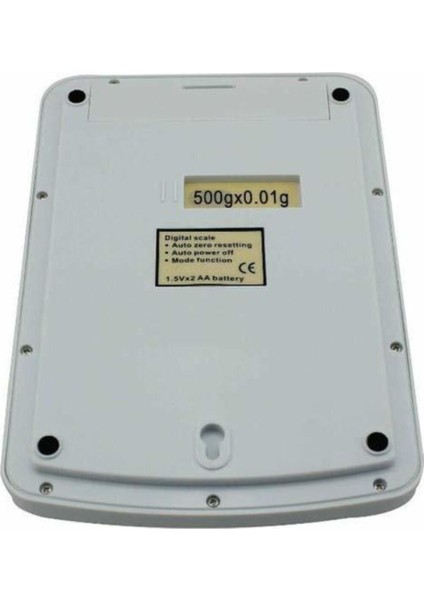 Fanuslu 500G 0.01G Hassas LCD Dijital Terazi