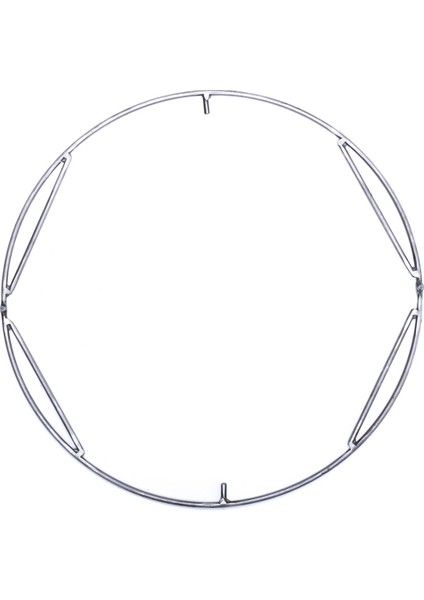47 Cm Alev Almaz Döküm Izgara (Ham) + 47 Cm Çember Set