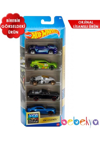 Beşli Araba Seti 2021 Hw Legends HFV82