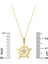 Yıldızlar Içinde Yıldız Altın Kolye 5