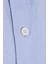 Erkek Mavi Slim Fit %100 Pamuk Gömlek 3