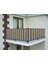 Balkon Demiri Perdesi Bağcıklı Gri Krem 700X80 1