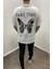 Erkeksırt Kelebekbaskılı Oversize Tshirt 1