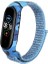 Cool Cold Xiaomi Mi Band (3-4-5-6) Seri Uyumlu Hasır Cırtcırtlı Örme Kamuflaj Desenli Su Geçirmez Kordon 1