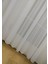 Kullanıma Hazır 1/2,5 Normal Pile Tül Perde Tek Kanat - Ekru 110 x 200 cm 4