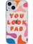 iPhone 13 Uyumlu Renkli Silikon You Look Fab Telefon Kılıfı 1