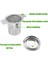 2 Takım, Gevşek Yaprak Çay Steeper, 18/8 Paslanmaz Çelik Çay Sepeti ve Çay Demlik Infuser Güzel Örgü Filtreler (Yurt Dışından) 3
