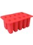 Tatlı Dondurucu Kavite Silikon Popsicle Dondurma Kalıp Kapak ile Dıy Buz Küpü Kalıbı (23 x 15 x 10 cm. Kırmızı) (Yurt Dışından) 1