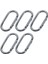 5x D Klip Kabarabin Snap Spring Hook Keying Kamp Karabinacılar Küçük Karabiner (Yurt Dışından) 3