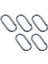 5x D Klip Kabarabin Snap Spring Hook Keying Kamp Karabinacılar Küçük Karabiner (Yurt Dışından) 4