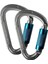 2pcs Kaya Tırmanma Alüminyum Karabiner 25KN D Paro Vidalı Kilitleme Kapısı Tokası (Yurt Dışından) 1