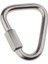 Açık Üçgen Paslanmaz Çelik Carabiner Kamp Anahtarlık Hızlı Bağlantı 10MM (Yurt Dışından) 2