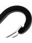 6pcs Carabiner 2 "alüminyum Kilitleme Klip Kampı Snap Hook Anahtarlık Keyping Siyah (Yurt Dışından) 3