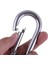 304 Paslanmaz Çelik Karabiner Klips Snap Spring Hızlı Kanca Tokası - Gümüş 4cm (Yurt Dışından) 4
