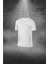 Büyük Beden Erkek Beyaz Dri-Fit Kumaş Baskısız Yuvarlak Yaka Kısa Kol Regular Tişört Şort Takım 4XL-10XL 2