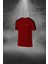 Büyük Beden Erkek Bordo Dri-Fit Kumaş Cepli Baskısız Bisiklet Yaka Sporcu Tişört Şort Alt Üst Ikili Takım 4XL-10XL 2
