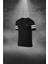 Büyük Beden Erkek Siyah Dri-Fit Kumaş Yürüyüş Için Konforlu Cepli Sıfır Yaka Tişört Şort Ikili Alt Üst Spor Seti 4XL-10XL 2