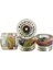 4x 60X45MM Dayanıklı 80A Kaykay Tekerlekleri Rulmanlı Kruvazör Parçaları Sarı Düz (Yurt Dışından) 2