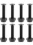 8 Pcs Longboard Kaykay Montajı Montaj Donanım Vidaları 25MM Siyah (Yurt Dışından) 2