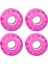 4pcs Aydınlık Silindir Skate Wheels Longboard Çift Sıralı Paten Pembesi Için Aydınlatıyor (Yurt Dışından) 1