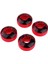 4pcs Yüksek Kaliteli 4pcs/set 52X30MM Kaykay Tekerlekleri Dayanıklı Pu Tekerlekleri Kırmızı (Yurt Dışından) 5