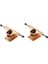 2 Adet 5 Inç Alüminyum Alaşım Longboard Kaykay Yedek Kamyonları Altın Destek (Yurt Dışından) 4