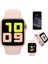 T500 Akıllı Saat Ios/android Uyumlu Samrt Watch Pembe 1