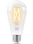 60W Sarı-Beyaz Ambiyans E27 Şeffaf Cam Akıllı Filament Ampul (ST64) 2