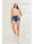 Kadın Sıfır Kol Kaşkorse Crop Bluz 2