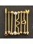 Adet Endüstriyel Piercing Topu Halter Kulak Bar Küpe 14G Kadınlar Altın (Yurt Dışından) 2