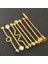 Adet Endüstriyel Piercing Topu Halter Kulak Bar Küpe 14G Kadınlar Altın (Yurt Dışından) 3
