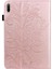 Huawei Matepad 11 2021 Için Dantel Çiçek Pu Kılıf Mor (Yurt Dışından) 3
