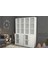 Rafli Dolapli Vitrin Beyaz 130 cm VTR-1022-Ç 2