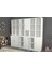 Rafli Dolapli Vitrin Beyaz 196 cm VTR-1042-Ç 3