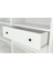 Rafli Çekmeceli Dolapli Vitrin Beyaz 130 cm VTR-1068-Ç 3
