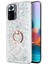 Xiaomi Redmi Note 10 Pro Max Kılıf Glitter Liquid Holder Gümüş 1