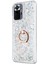 Xiaomi Redmi Note 10 Pro Max Kılıf Glitter Liquid Holder Gümüş 2