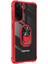 Samsung Galaxy S22 Plus Kılıf Grande Clear Ring Holder Kırmızı 2