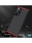 Samsung Galaxy S22 Ultra Kılıf Double Dip 360 Protective Kırmızı 4
