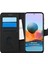 Xiaomi Redmi Note 10 Pro Max Kılıf Fabric Book Wallet Siyah 1