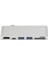 C 6 Arada Tip C Hub Adaptörü + 2*usb 3.0 + Pd + Sd/tf Kart Okuyucu Yerleştirme Istasyonu-Gümüş (Yurt Dışından) 1