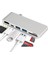 C 6 Arada Tip C Hub Adaptörü + 2*usb 3.0 + Pd + Sd/tf Kart Okuyucu Yerleştirme Istasyonu-Gümüş (Yurt Dışından) 2