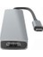 C Hc-13 Type-C Typ 6-In-1 Hub Splitter 4K HDMI Usb3.0/2.0 Tf Sd Kart Okuyucu Dizüstü Dizüstü Bağdaştırıcı Yerleştirme Istasyonu (Yurt Dışından) 3