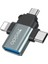 C Yesıdo GS15 3 In 1 Otg Adaptör Tipi C/micro/lightning - USB 3.0 Veri Iletim Dönüştürücüsü Iphone Tablet Sabit Disk Sürücüsü (Yurt Dışından) 1