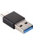 C USB 3.1 Tip C Erkek - USB 3.0 Erkek Adaptör Alüminyum Alaşım Dönüştürücü (Yurt Dışından) 2