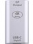 C 4K 60Hz USB 3.1 Tip C Dişi Ila Dp MacBook Chromebook Pixel Için Kadın Adaptör Dönüştürücü (Yurt Dışından) 2