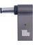 C 100W Type-C Dişi-Dc 5.5x2.1mm Erkek Sağ Açılı Dizüstü Bilgisayar Hızlı Şarj Dönüştürücü Adaptörü (Yurt Dışından) 2