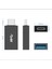 C Taşınabilir Usb-C Erkek-Usb-A Dişi Otg Konektör Adaptörü-Gri (Yurt Dışından) 5
