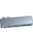 C Yesıdo HB10 Çift Type-C Hub Splitter 6 In-1 Usb3.0 Tf/memord Kart Okuyucu Pd Adaptör Dizüstü Bilgisayar Yerleştirme Istasyonu (Yurt Dışından) 1
